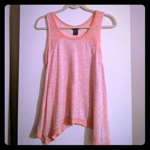Comfy orange two toned tank top
